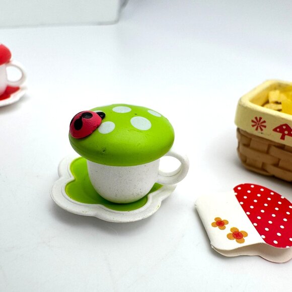 Re-Ment Mushroom Shop Set 10 Complete No Box - Picture 3 of 4